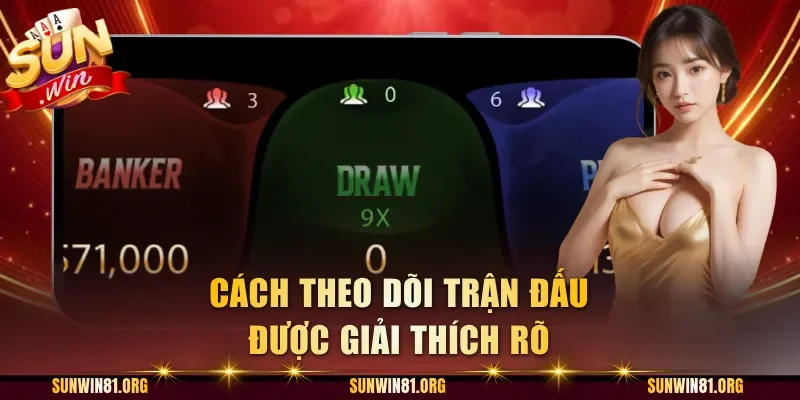 Cách theo dõi trận đấu được giải thích rõ