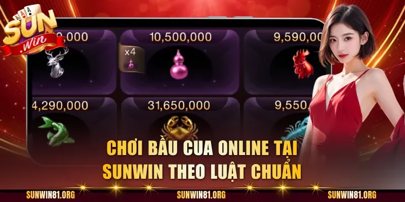 Chơi bầu cua online tại Sunwin theo luật chuẩn