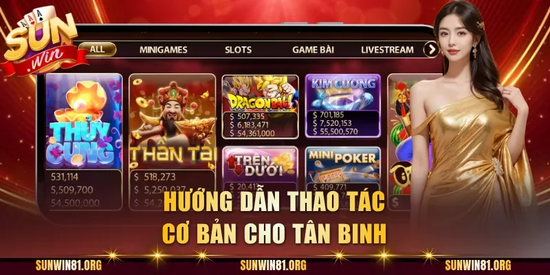 Hướng dẫn thao tác cơ bản cho tân binh