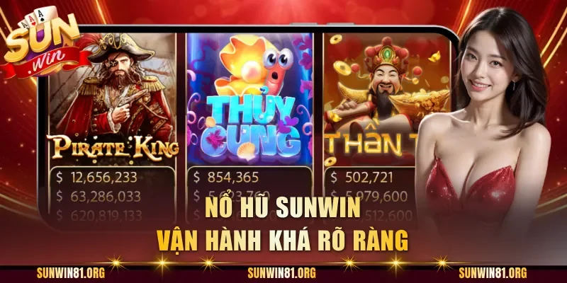 Nổ hũ Sunwin vận hành khá rõ ràng