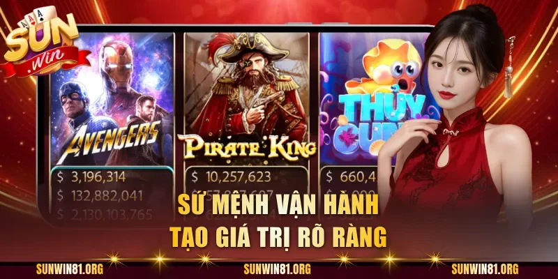 Sứ mệnh vận hành tạo giá trị rõ ràng